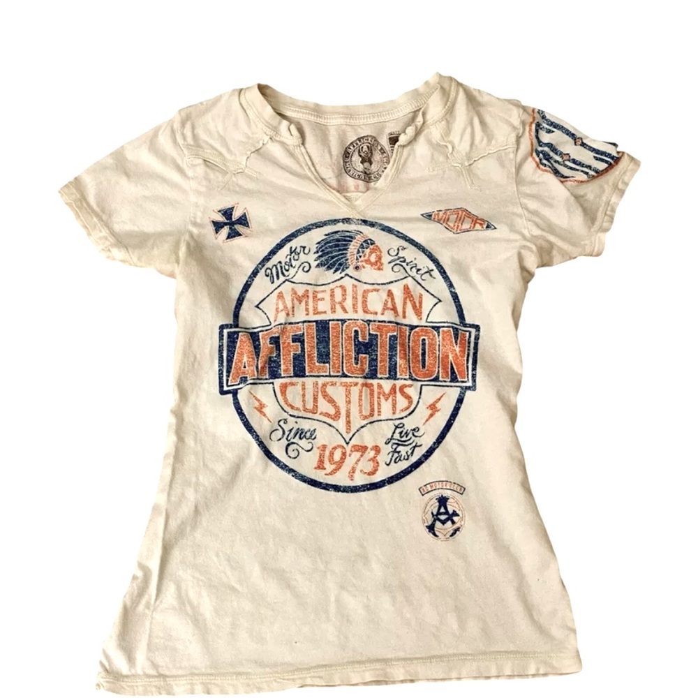 Affliction American Customs Tee Size Small